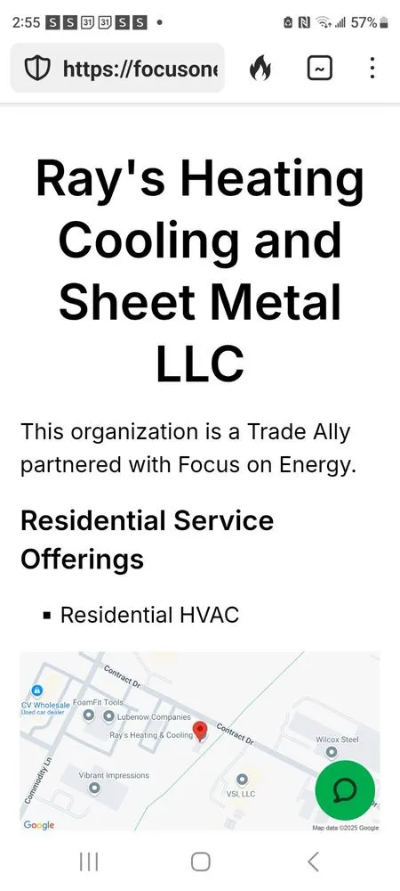 Slide of Ray's Heating & Cooling