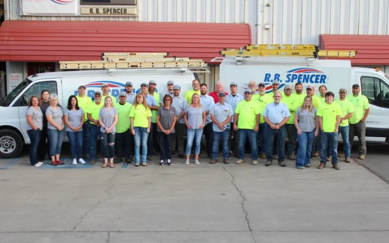 Slide of R.B. Spencer