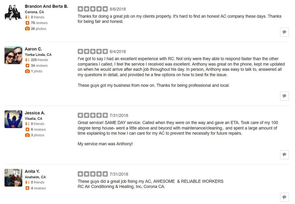 Slide of RC Air Conditioning & Heating