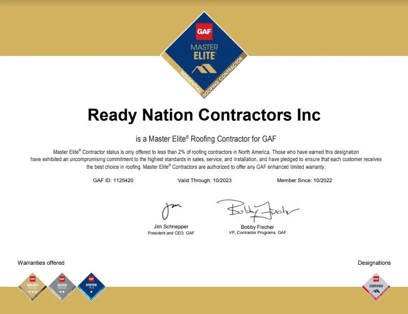 Slide of Ready Nation Contractors