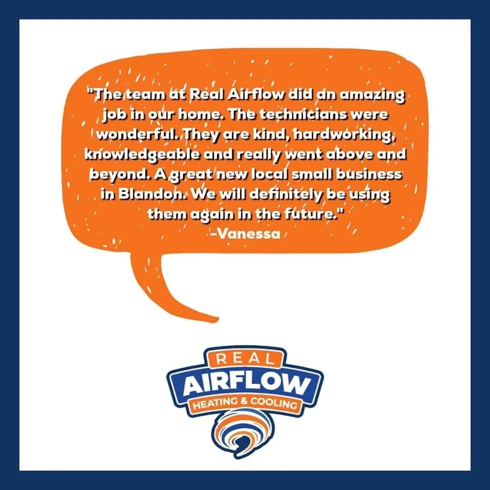 Slide of Real Airflow Heating & Cooling