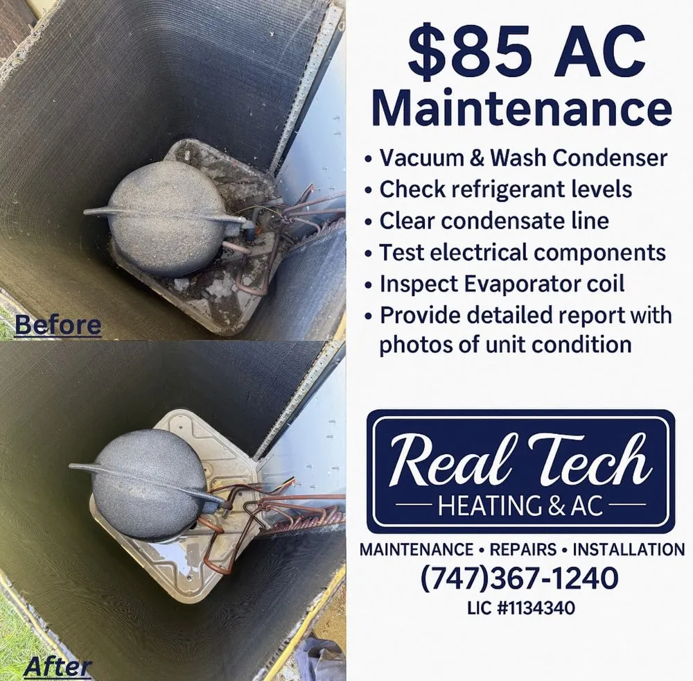 Slide of Real Tech Heating & AC
