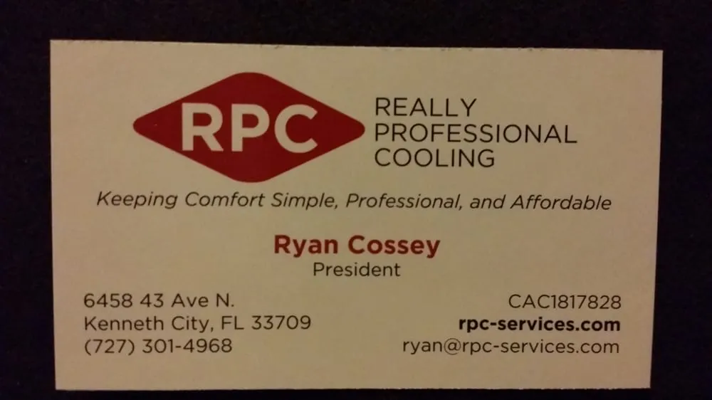 Slide of Really Professional Cooling Services, LLC