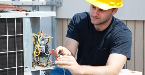 Slide of Red & Blue Heating & Air