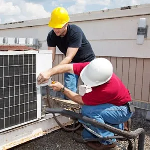 Slide of Red & Blue Heating & Air