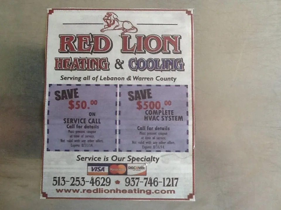 Slide of Red Lion Heating & Cooling