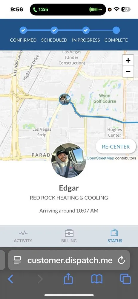 Slide of Red Rock Heating and Cooling