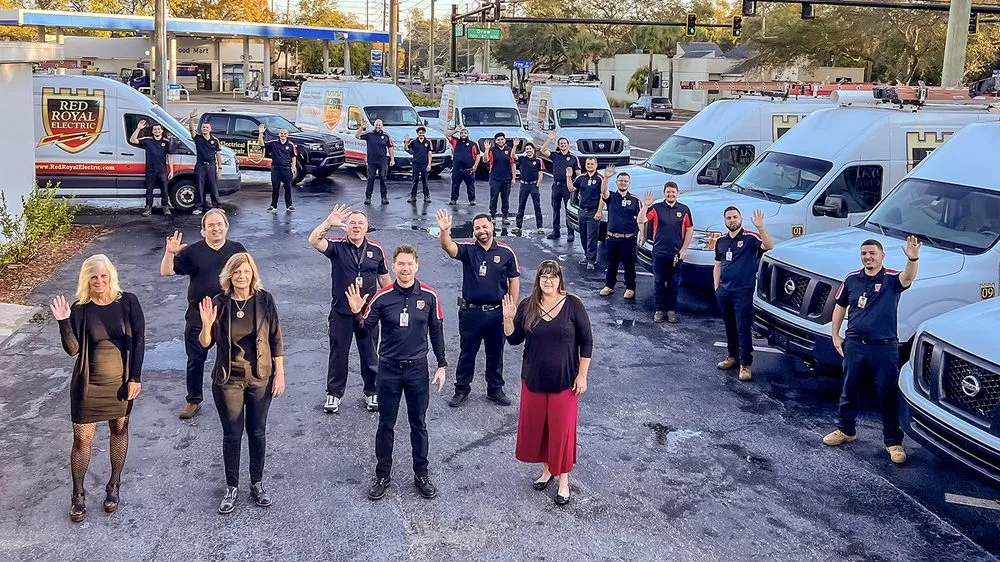 Slide of Red Royal Services