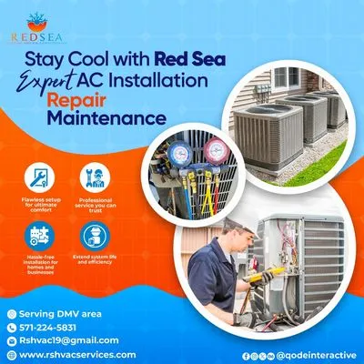 Red Sea Heating And Air Conditioning Logo
