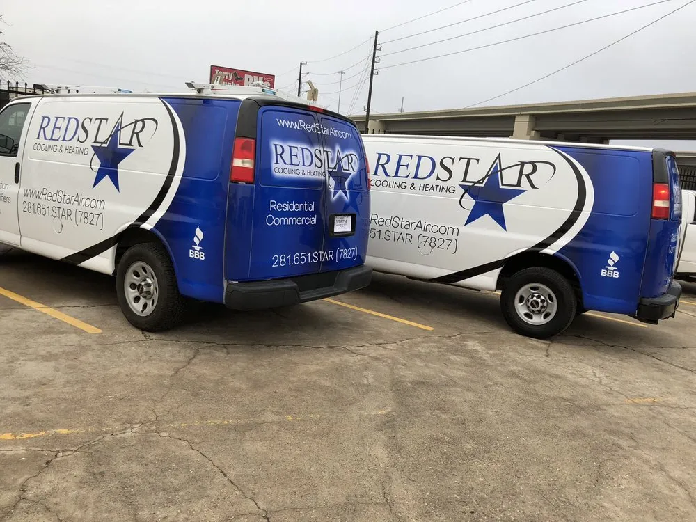 Slide of Red Star Cooling & Heating