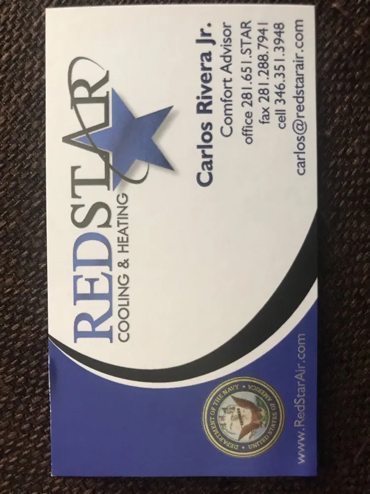 Slide of Red Star Cooling & Heating