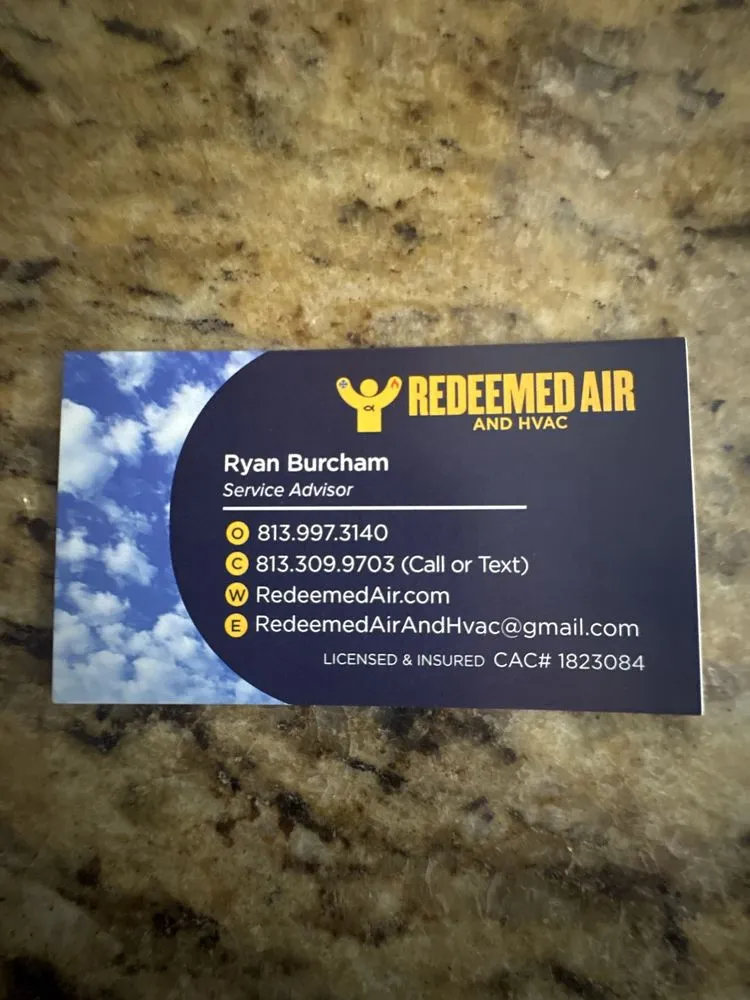Slide of Redeemed Air and HVAC