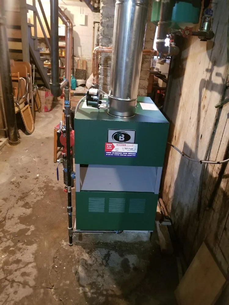 Slide of Reeder Heating and Cooling