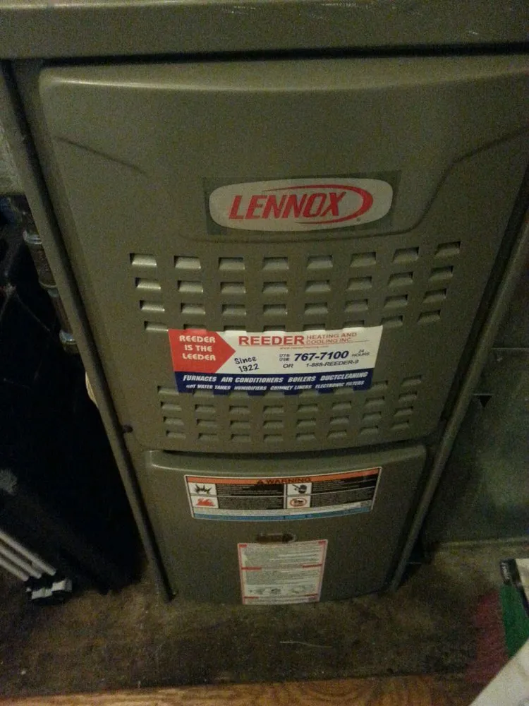 Slide of Reeder Heating and Cooling