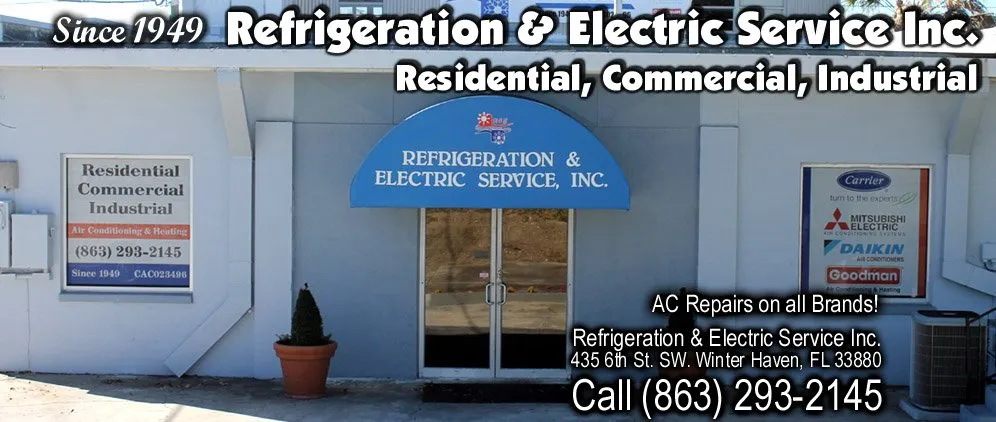 Slide of Refrigeration & Electric Service