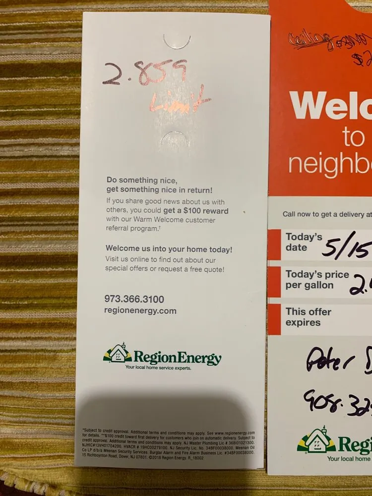 Slide of Region Energy