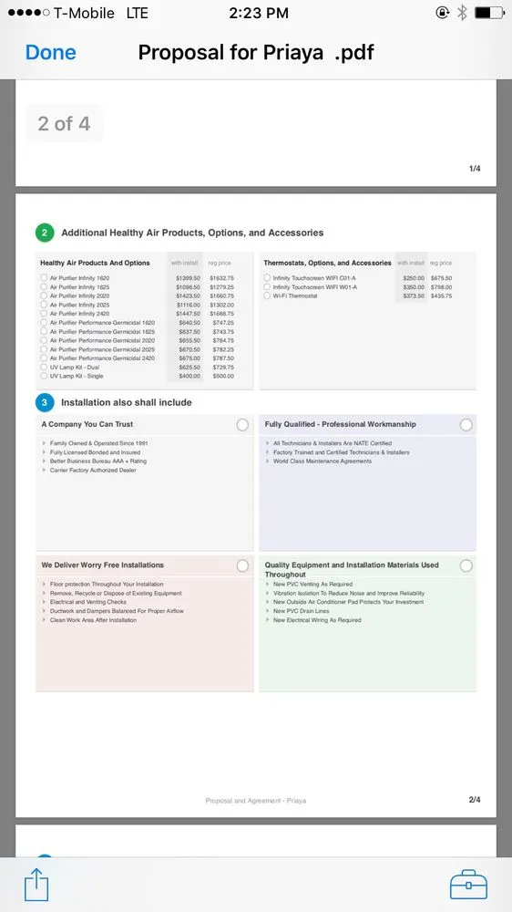 Slide of Reliable AC & Heat