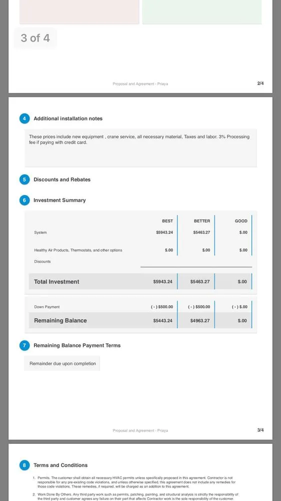 Slide of Reliable AC & Heat