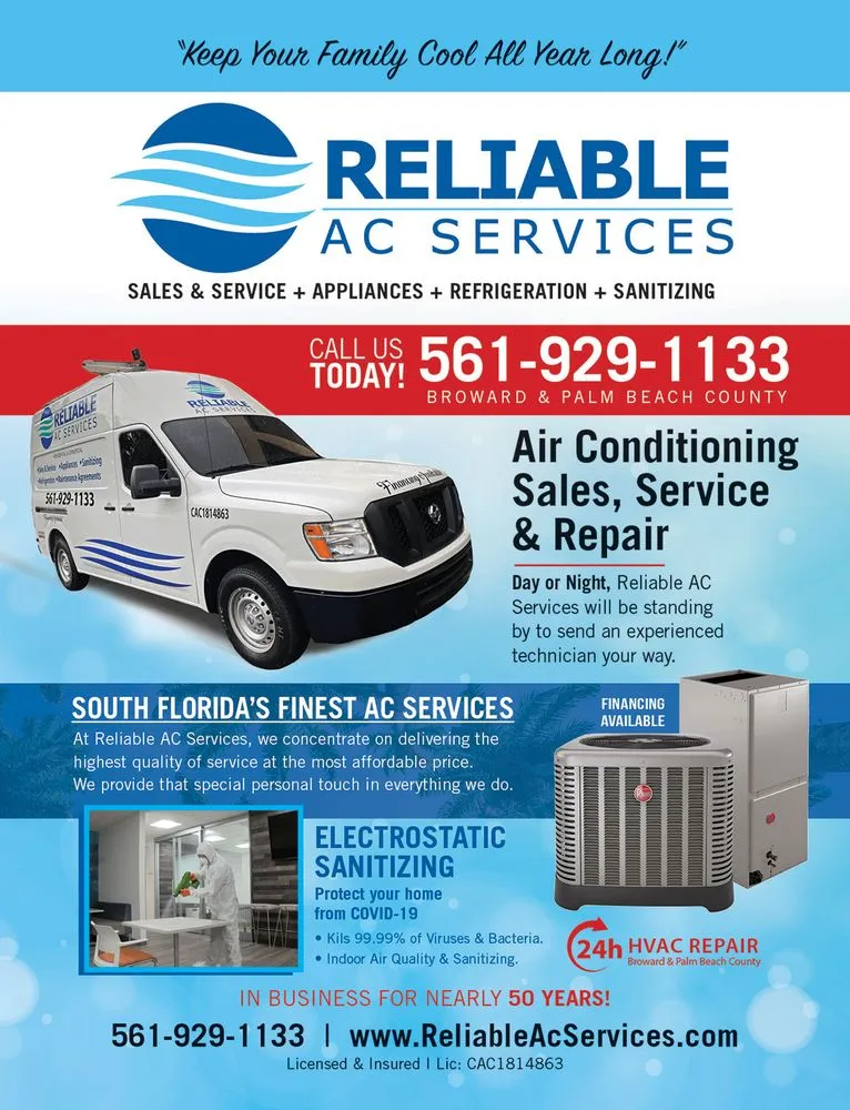 Slide of Reliable AC Services