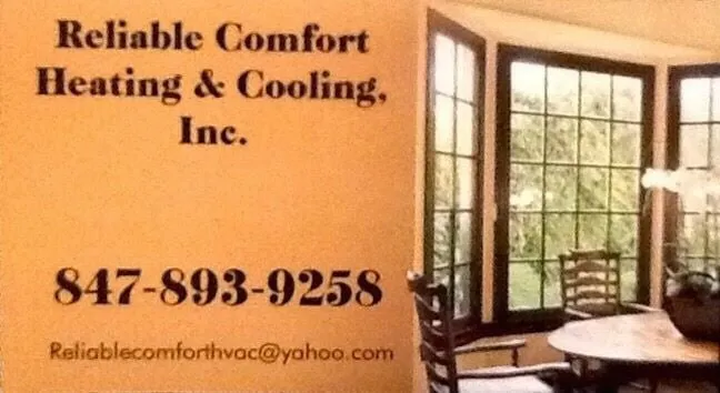 Slide of Reliable Comfort Heating & Cooling