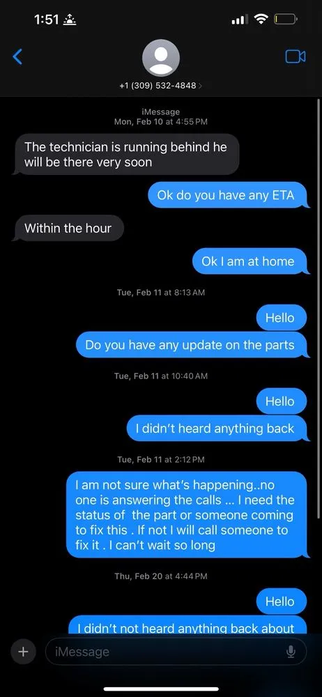 Slide of Reliable Heating & Cooling Services