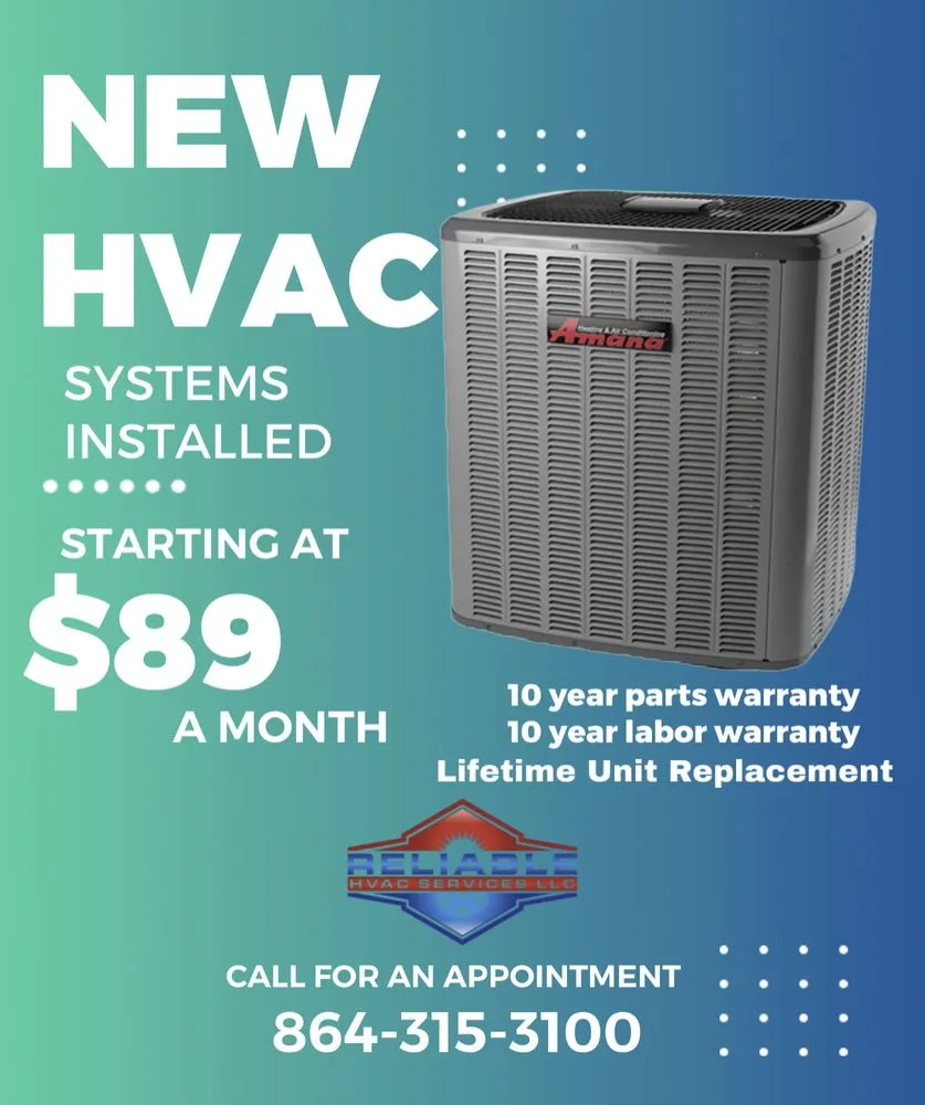 Slide of Reliable HVAC Services