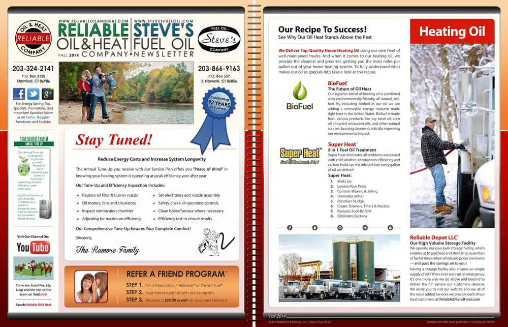 Slide of Reliable Oil & Heat Company