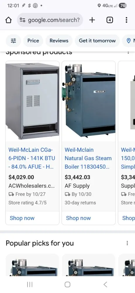 Slide of Reliable plumbing and heating