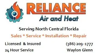 Slide of Reliance Air and Heat
