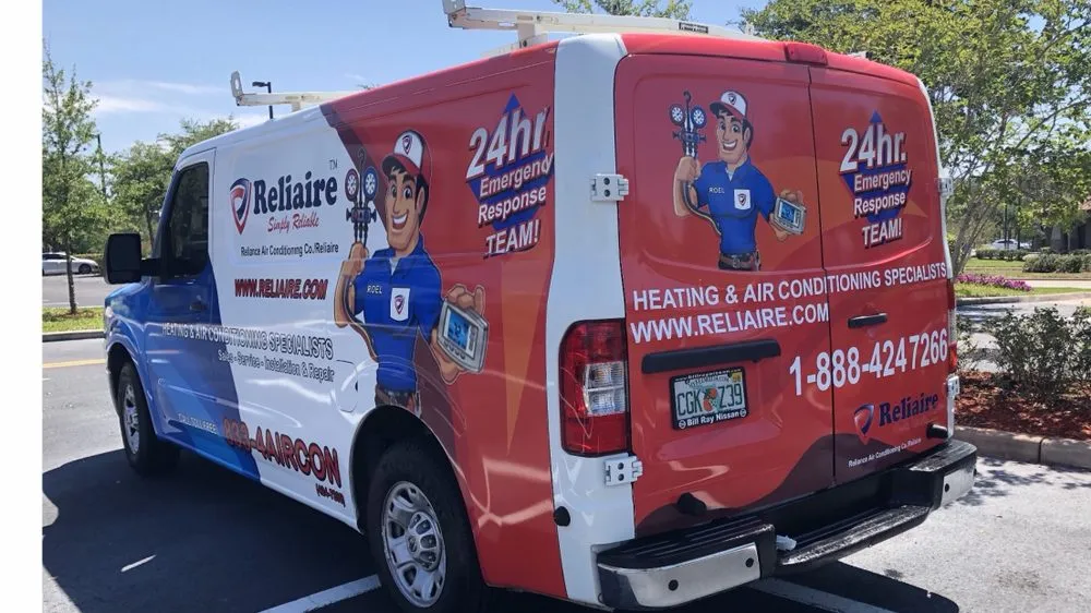 Slide of Reliance Air Conditioning Co.