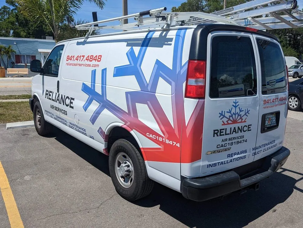 Slide of Reliance Air Services