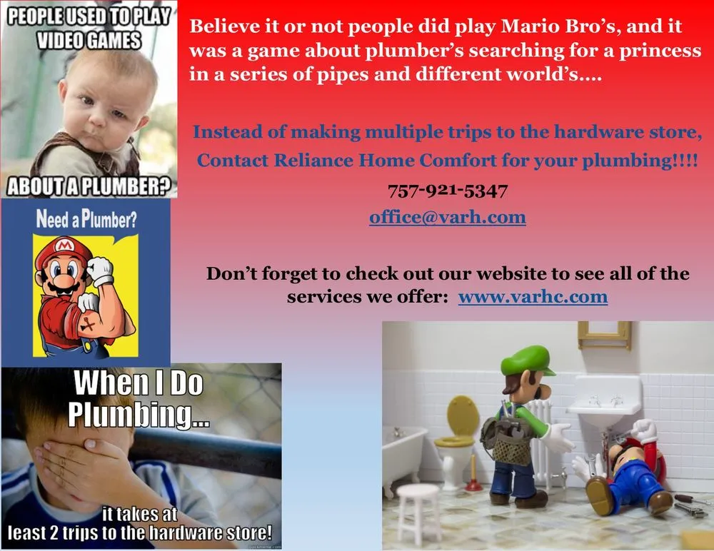 Slide of Reliance Home Comfort