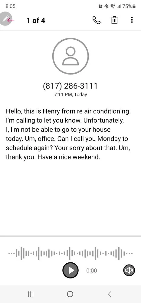 Slide of Reliant Air Conditioning