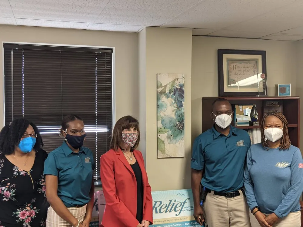 Slide of Relief Heating And Cooling