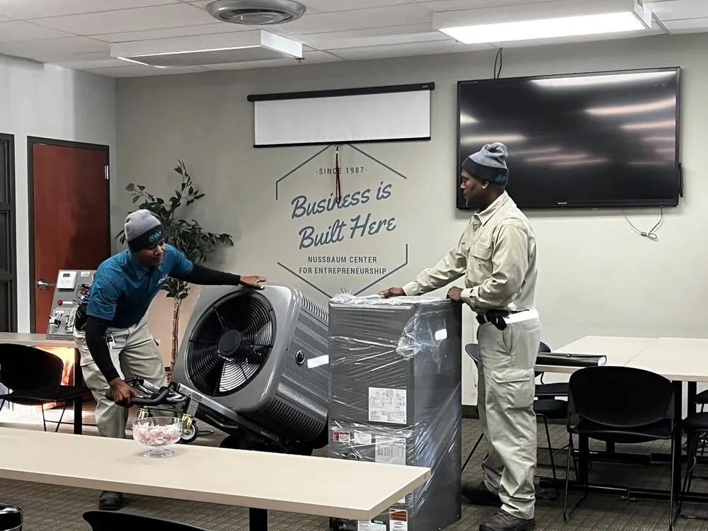 Slide of Relief Heating And Cooling