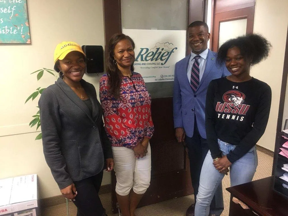 Slide of Relief Heating And Cooling