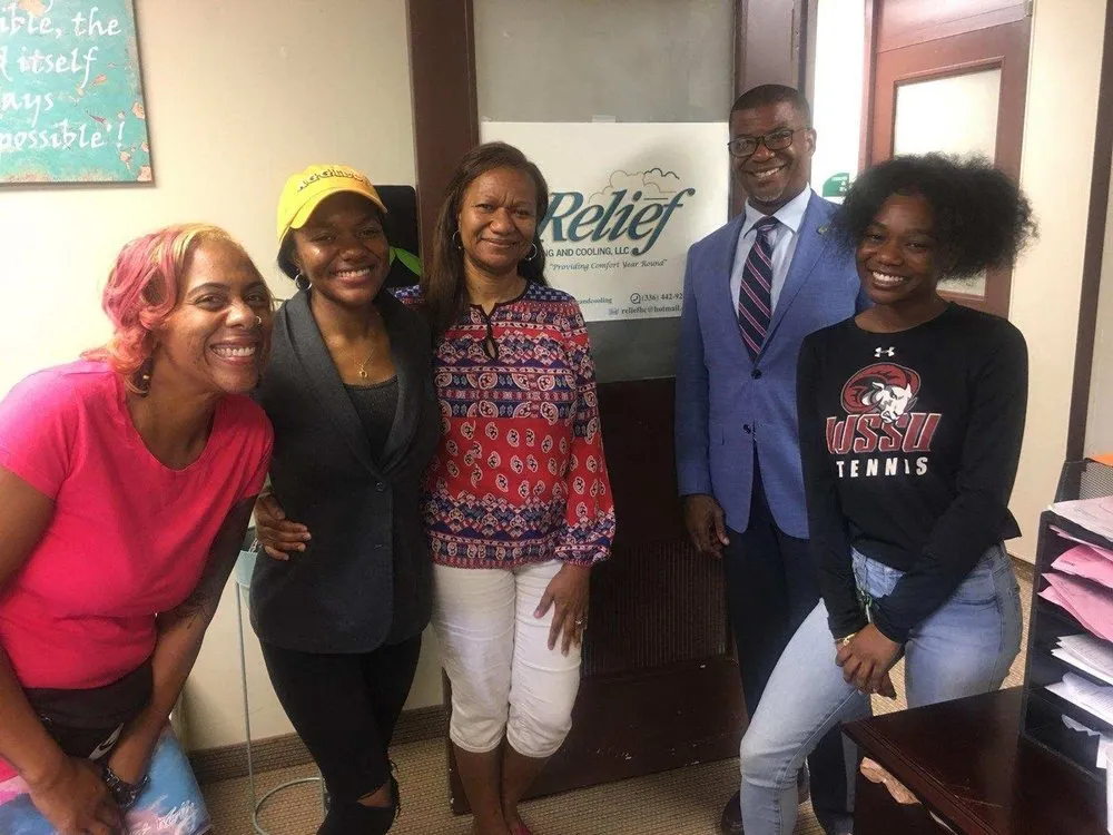 Slide of Relief Heating And Cooling