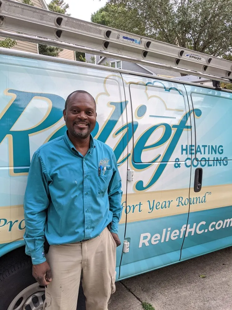 Slide of Relief Heating And Cooling