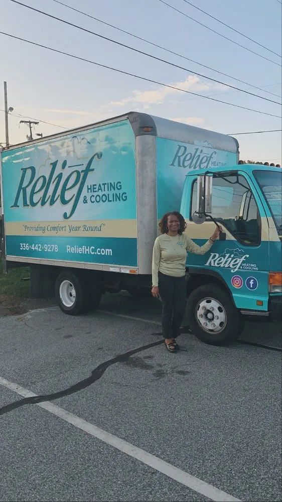 Slide of Relief Heating And Cooling