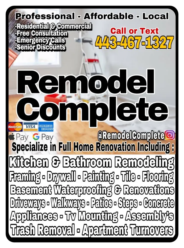 Slide of Remodel Complete