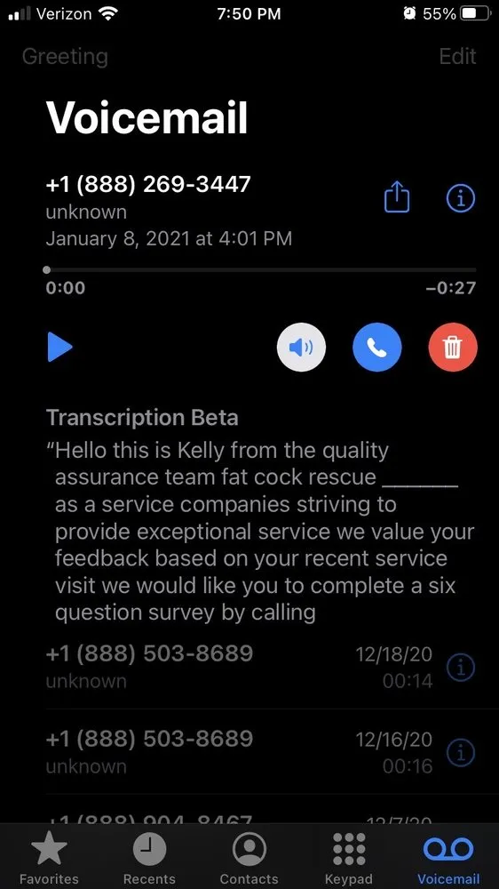 Slide of Rescue Rooter