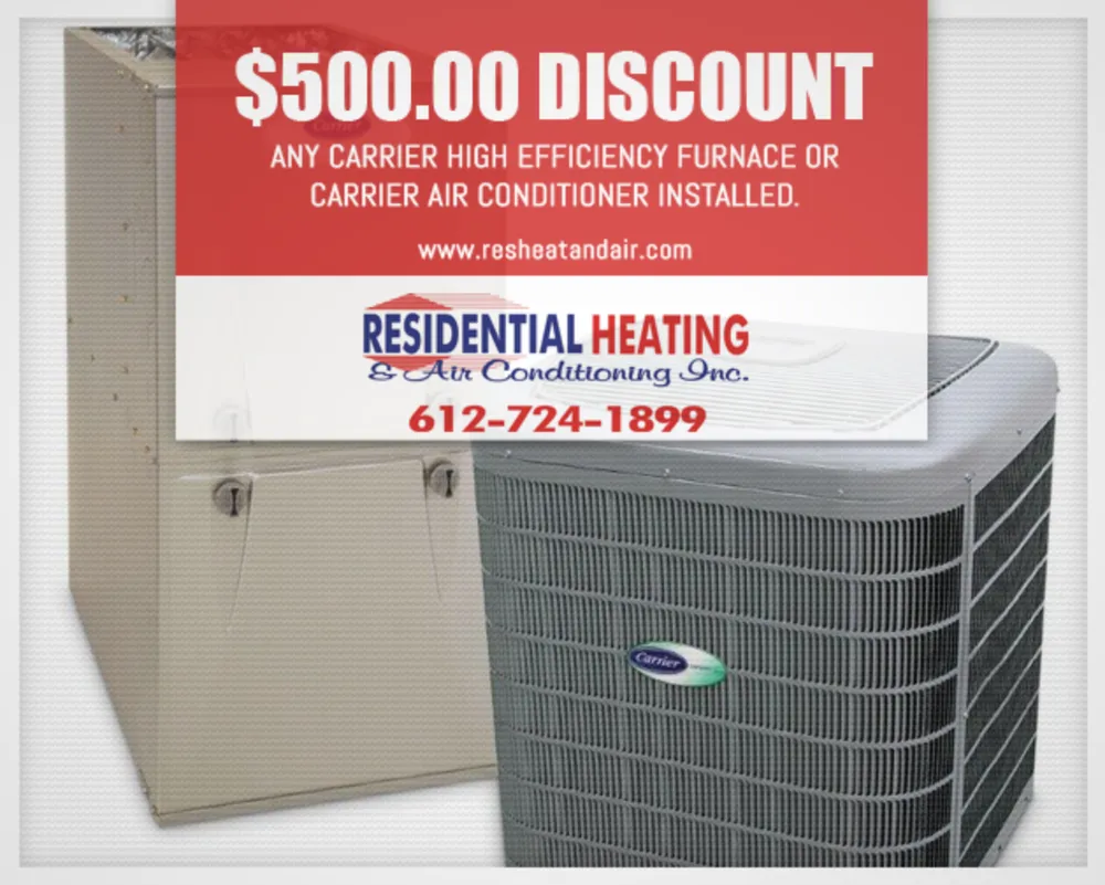Slide of Residential Heating and Air Conditioning
