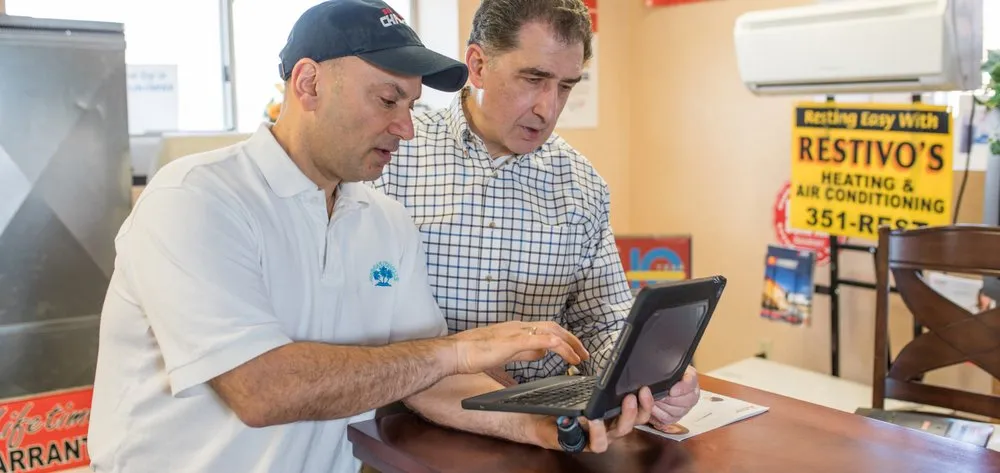 Slide of Restivo's Heating and Air Conditioning