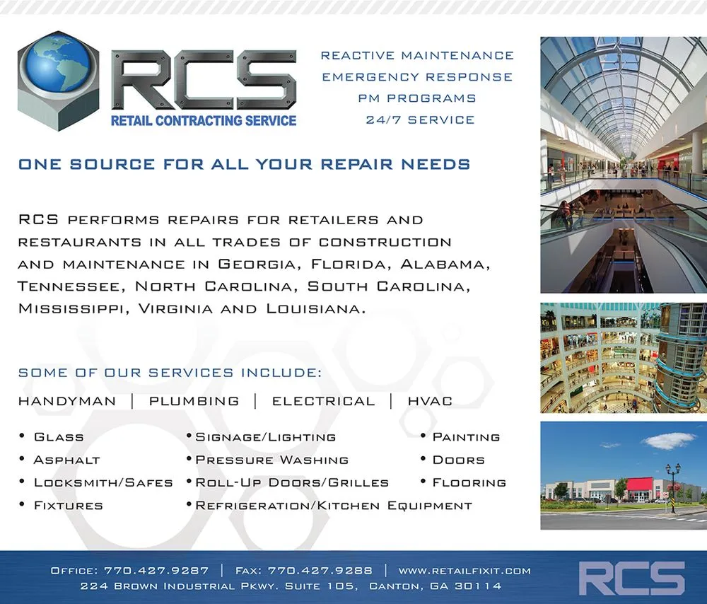 Slide of Retail Contracting Service