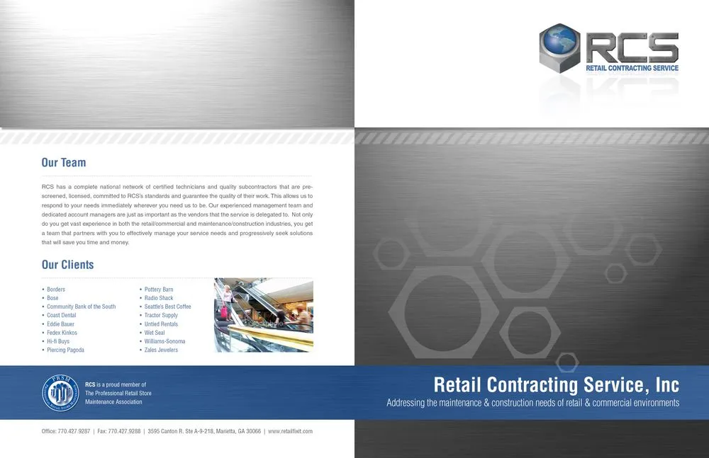 Slide of Retail Contracting Service