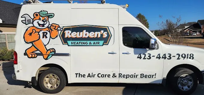 Slide of Reuben's Heating & Air