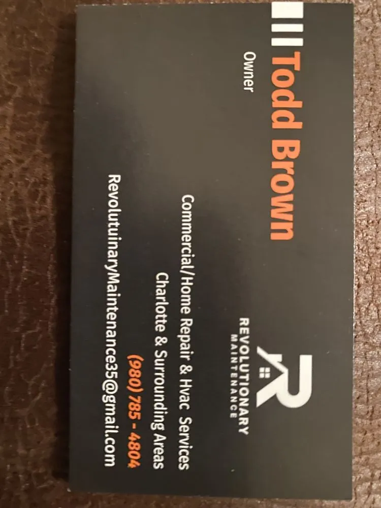 Slide of Revolutionary Maintenance