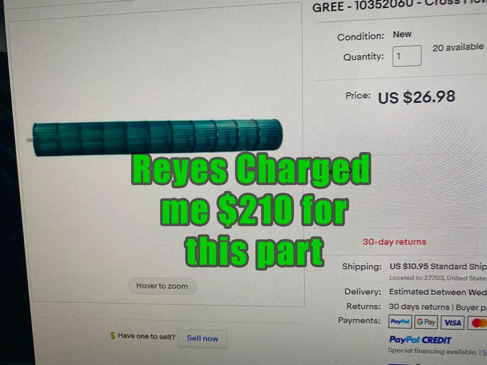 Slide of Reyes Heating and Air Conditioning