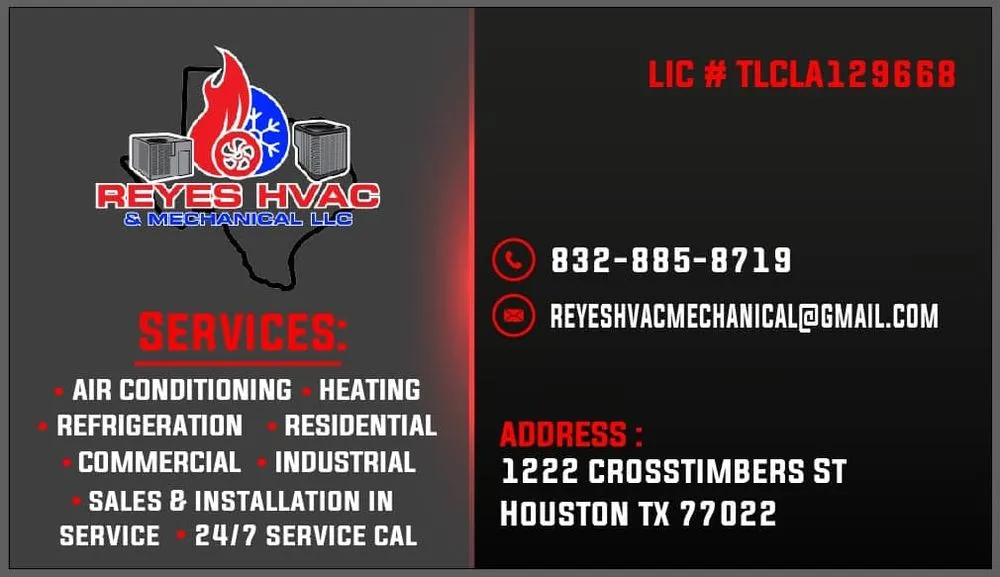 Slide of Reyes Hvac Mechanical