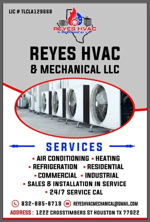 Slide of Reyes Hvac Mechanical